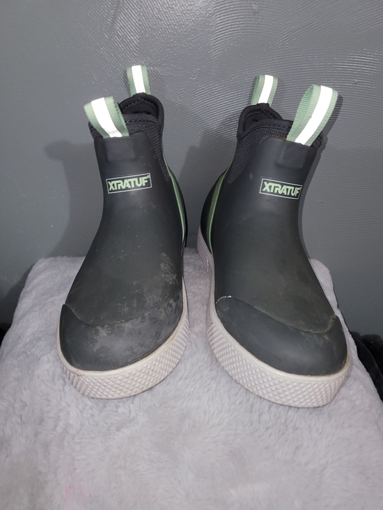 Xtratuf Shoes - XTRATUF Women’s Black & Green Ankle Rain Booties